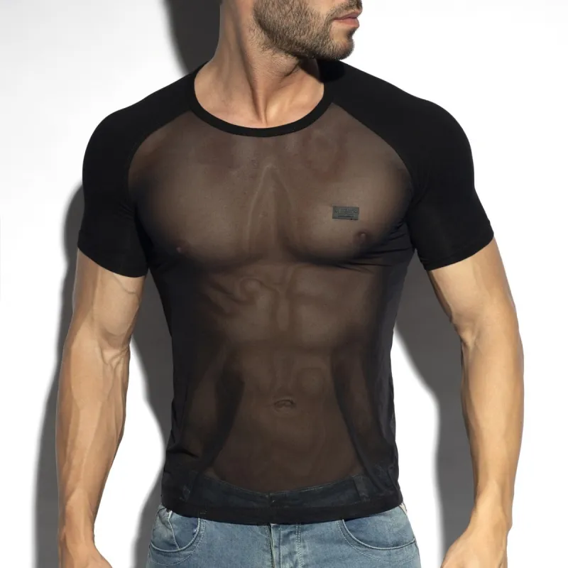 ES Collection T-Shirt RANGLAN NET Noir