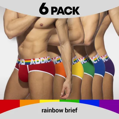 Addicted Pack 6 Slip RAINBOW Addicted