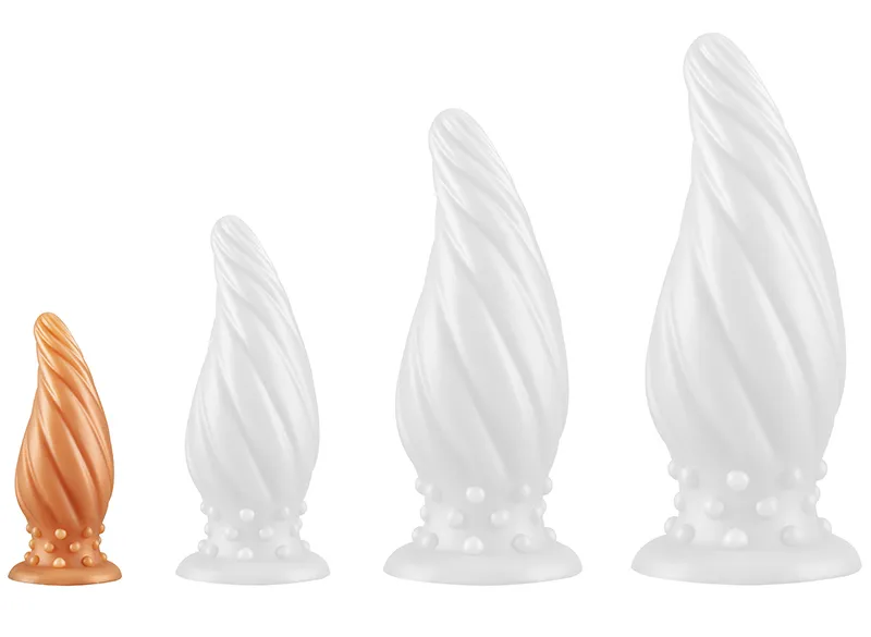 Plug Silicone SPIRAL PIK S 12.5 x 5.2cm Or