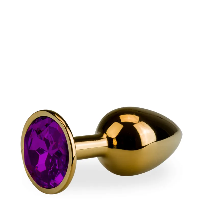 Bijou anal rosebud doré taille S 50g