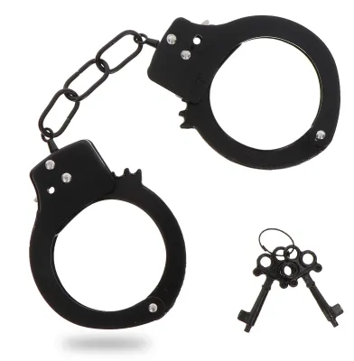 Menottes en métal FUN CUFFS Noires