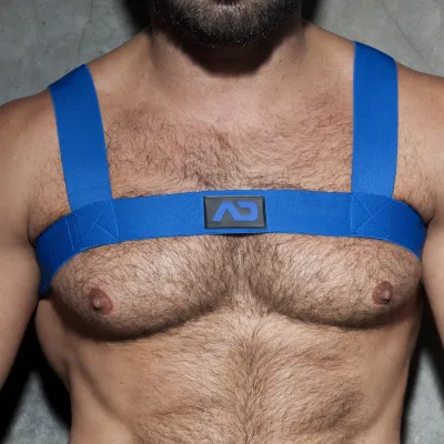 Harnais Élastique AD FETISH Basic Bleu