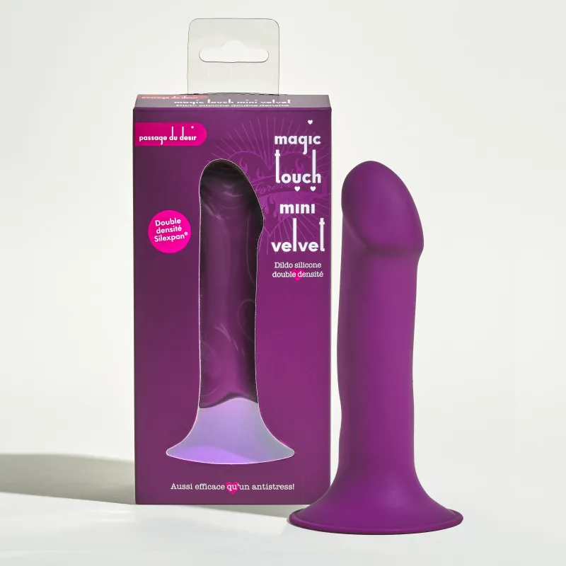 Magic Touch Mini Velvet dildo double densité - 11 cm