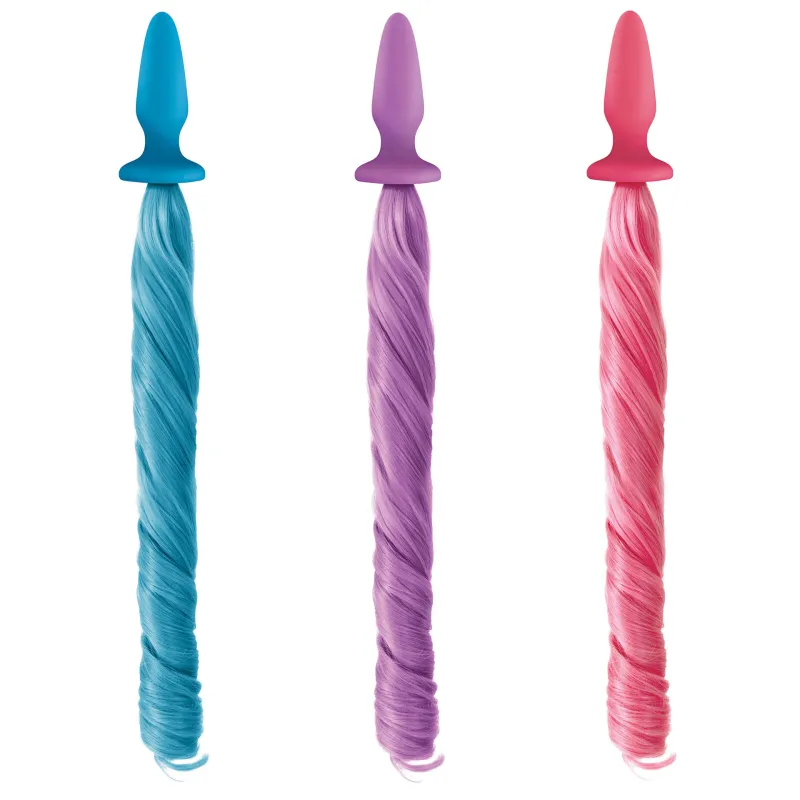 Plug Anal Unicorn Tails Pastel