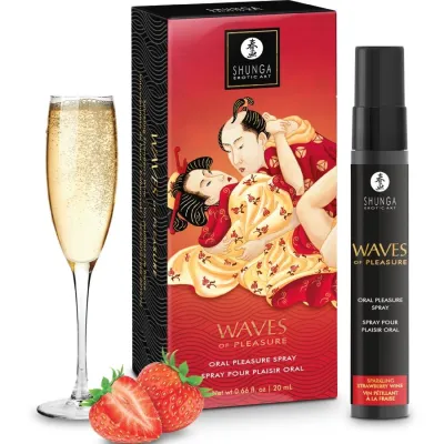 Spray Oral Waves Pleasure Seductive Fraise - Shunga