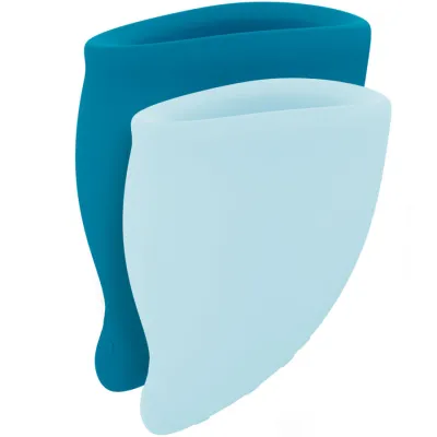 Coupe Menstruelle Kit Explore Fun Cup Turquoise - Fun Factory