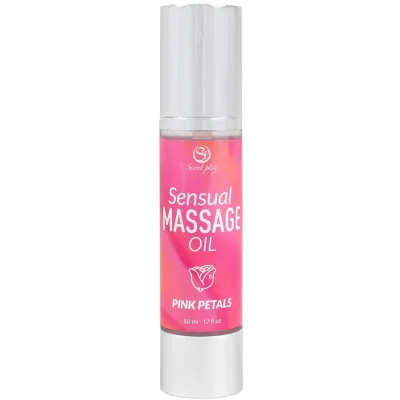 Huile de Massage Pétales de Roses 50ml - SecretPlay