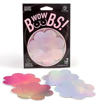Secret Play Cache-tétons WOW BOOBS FLOWER