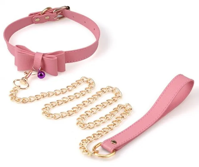 Collier-Laisse BOW Rose