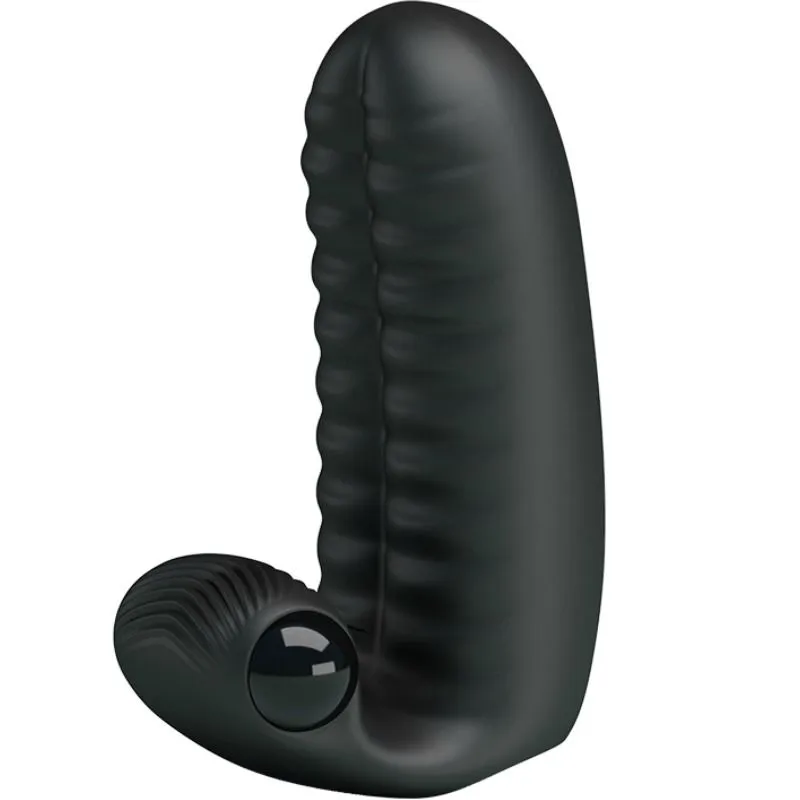 Stimulateur Vibrant 2 Doigts Pretty Love Noir