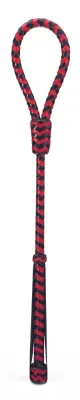 Cravache ROUND 50cm Noir-Rouge