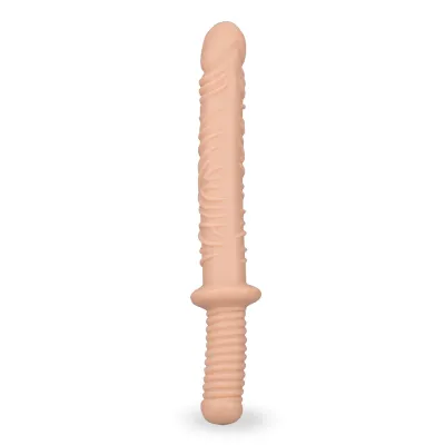 Double gode réaliste veiné strié Damocles gode vaginal ou anal homme ou femme -