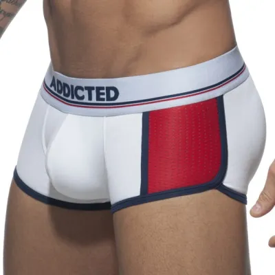 Addicted Boxer rembourré SPORTIVE TRUNK Blanc