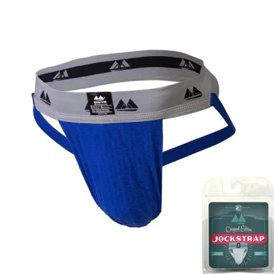 MM Edition Jockstrap Jockstrap Original Waist 2 Band Bleu