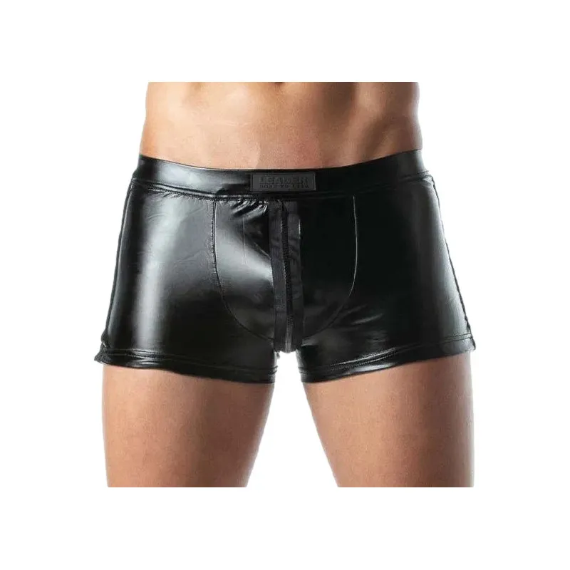 Short avec Zip BRUT Noir