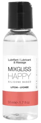 Lubrifiant Silicone MIXGLISS Happy - Litchi 50ml