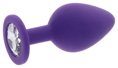 Plug Bijou DIAMOND BOOTY L 9 x 4cm Violet