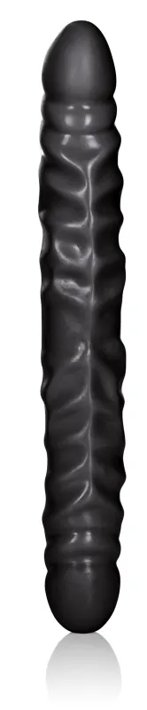 Double Gode BLACK JACK 30 x 4cm Noir