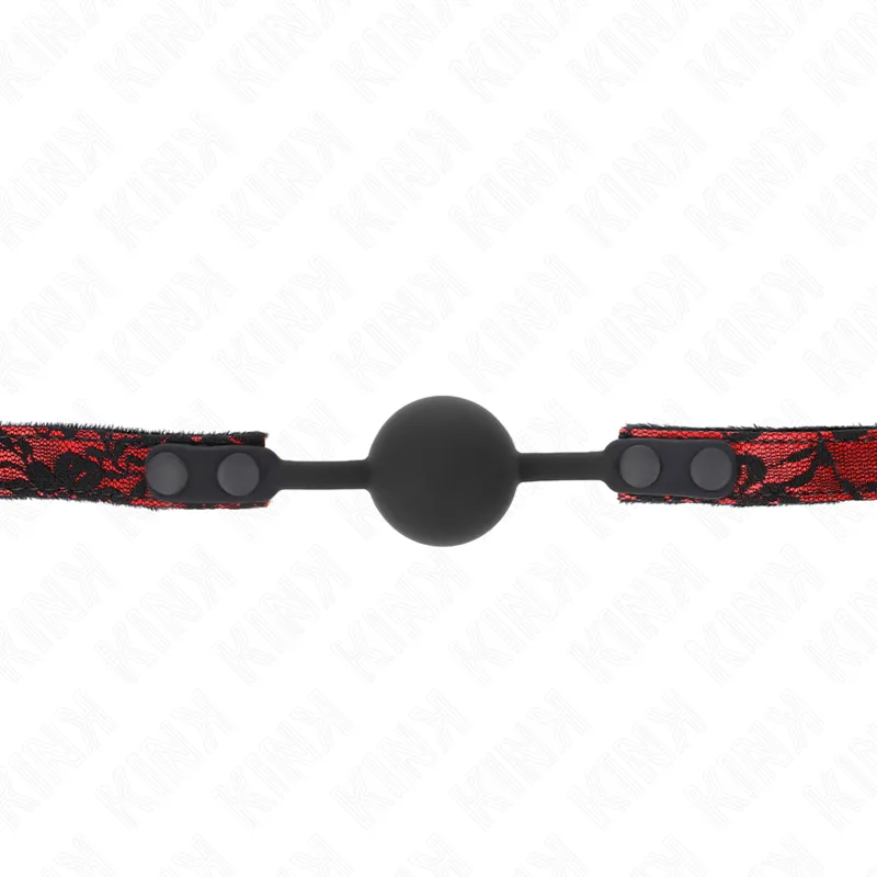 Gag ball en silicone Scandale 4 cm modèle 1 - Kink
