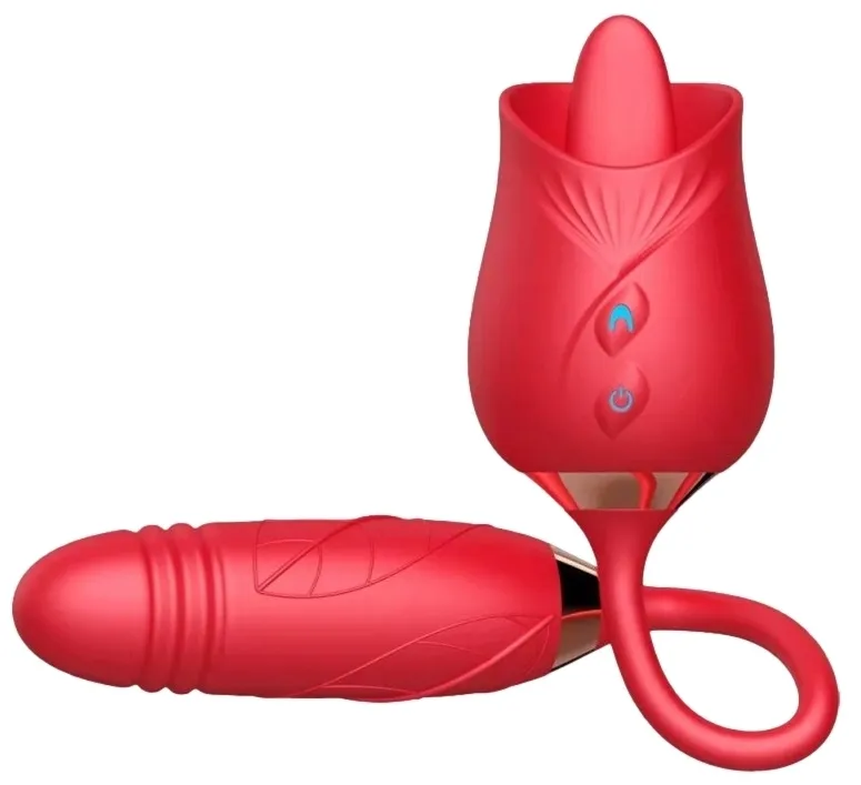 Stimulateur Double LICK THRUST 10 x 3cm