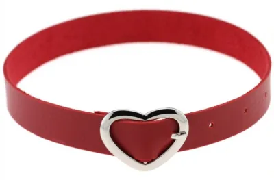 Ras de cou HEART ATTACH Rouge