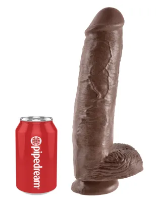 Dildo XL King Cock 24 x 6 cm Marron