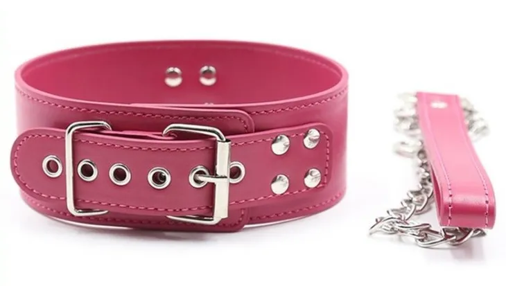 Collier Laisse PIN LOCK Fuchsia