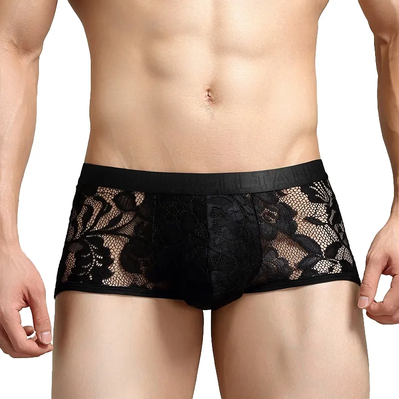 NoGenderWear Boxer Dentelle TAUWELL Noir