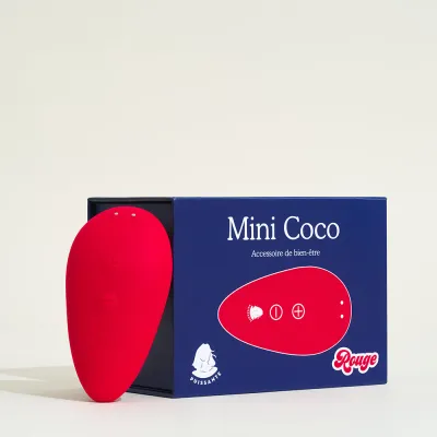 Stimulateur clitoridien Mini Coco de Puissante - 4,8 cm Rouge