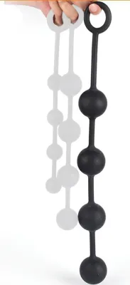 Chapelet anal en silicone QUARTY L 45 x 5cm