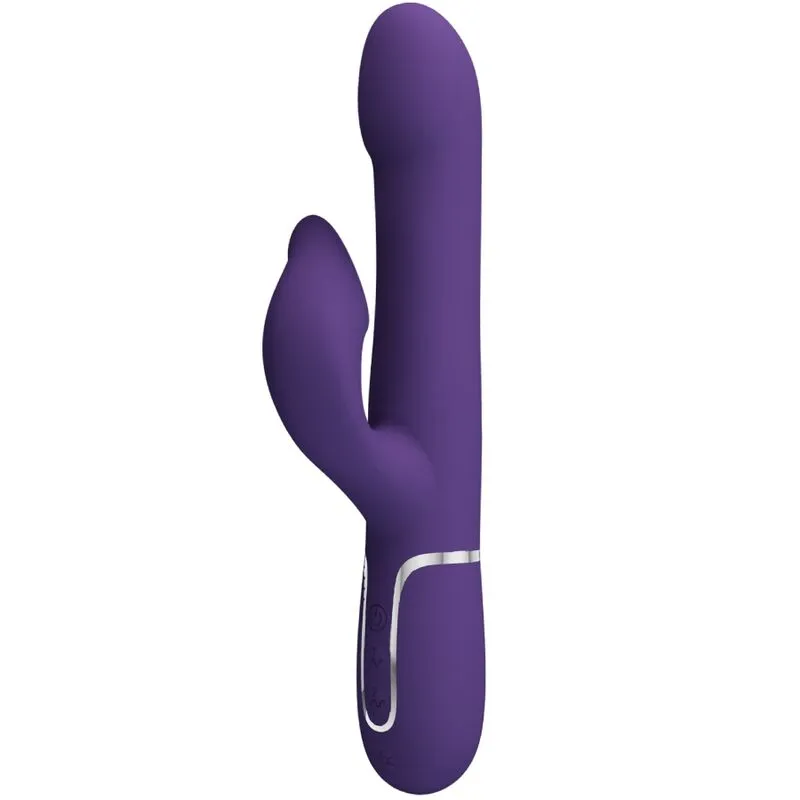 Vibromasseur Rabbit Pretty Love 4 en 1 Violet - Pretty Love