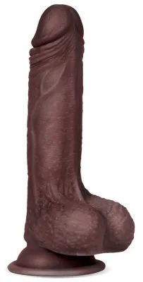 Gode réaliste SLIDY COCK 12.5 x 3.8cm Marron