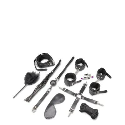 Kit jouets et accessoires bdsm 11 pièces