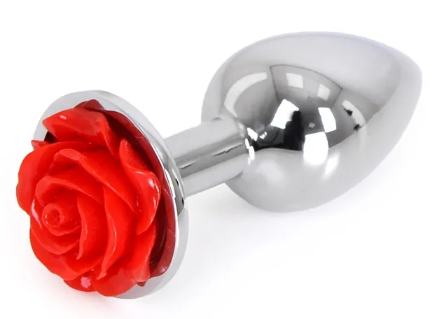 Plug Bijou Anal Alu ROSE 6 x 2.8 cm