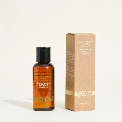 Massage lubrifiant naturel fleur d'oranger YESforLOV -