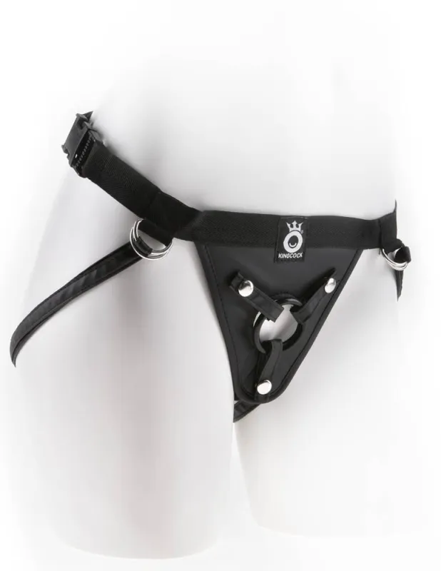 King Cock  Fit Rite Harness Black
