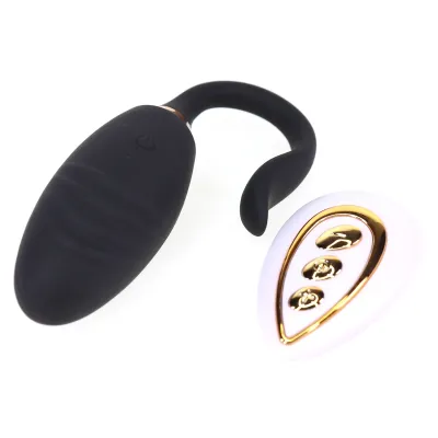 Oeuf Vibrant FELINO 7.5 x 3cm Noir