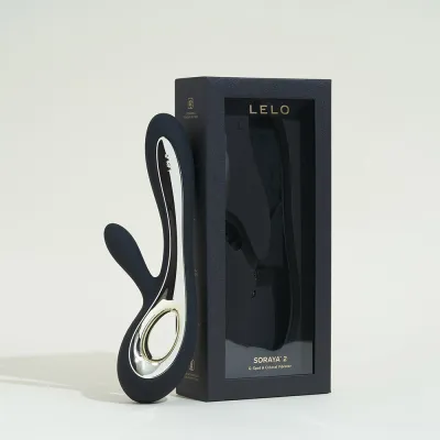 Rabbit Soraya 2 de Lelo - 4,3 cm Noir