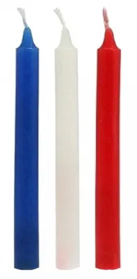 Lot de 3 Bougies SM HOT WAX 17.5 cm