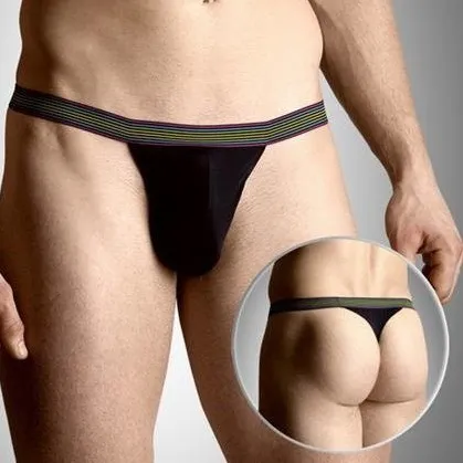 String Homme NEON Noir