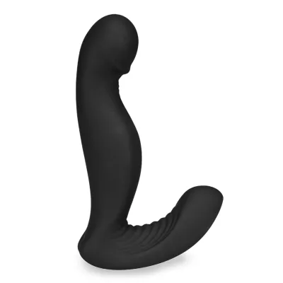 Vibromasseur anal Stimulateur de prostate vibrant et rotatif Jiggle - Noir