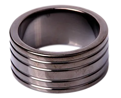 Cockring RIBBED Black 25mm