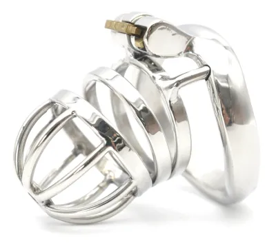 Cage de chasteté en métal BENTY 7.5 x 3.3cm