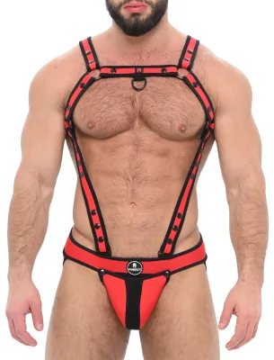 Sparta's Harness Ensemble Jock et Harnais ARMY Rouge