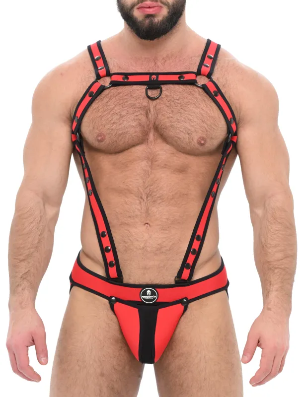Sparta's Harness Ensemble Jock et Harnais ARMY Rouge