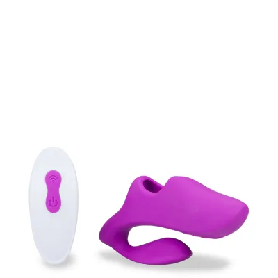 Doigt vibrant télécommandé double stimulation Ginger