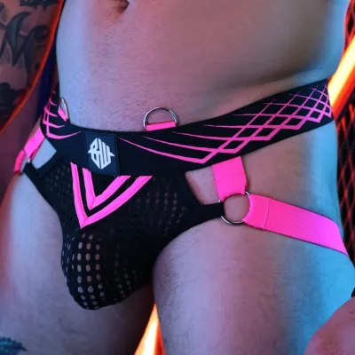 Breedwell Jockstrap REVOLUTION Breedwell Rose neon