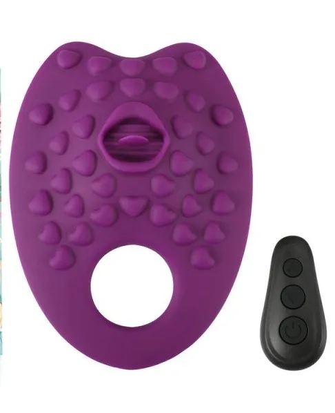 Coussin vibrant avec langue GRIND RING Violet