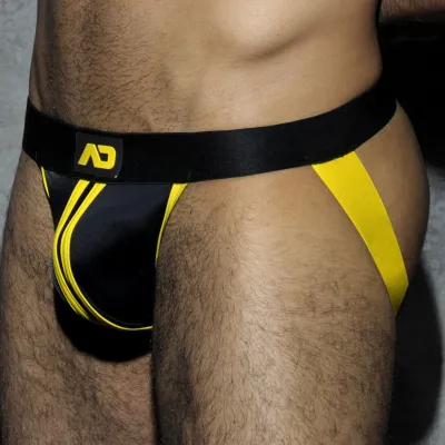 Jockstrap Stripe Fetish Jaune