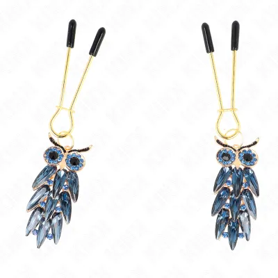 Pinces à seins réglables pendentif chouette - Kink